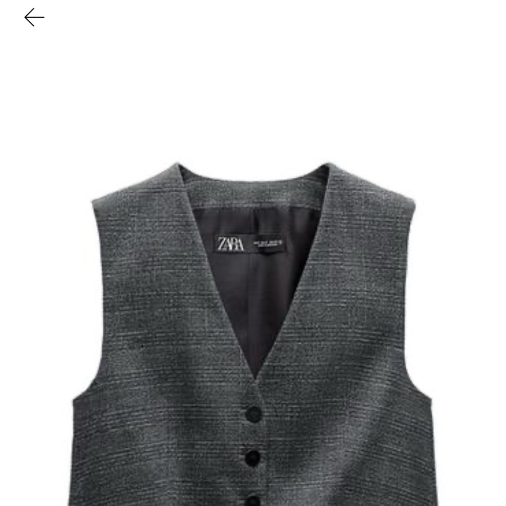 Tailored Checkered Vest